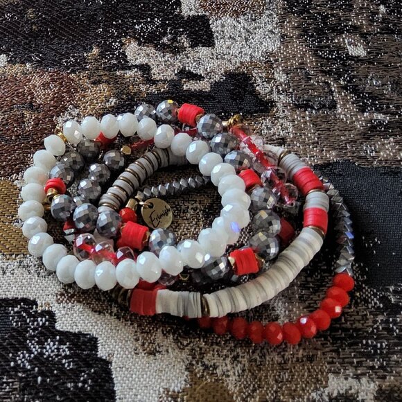 Erimish 5 stack bracelets - Picture 2 of 5